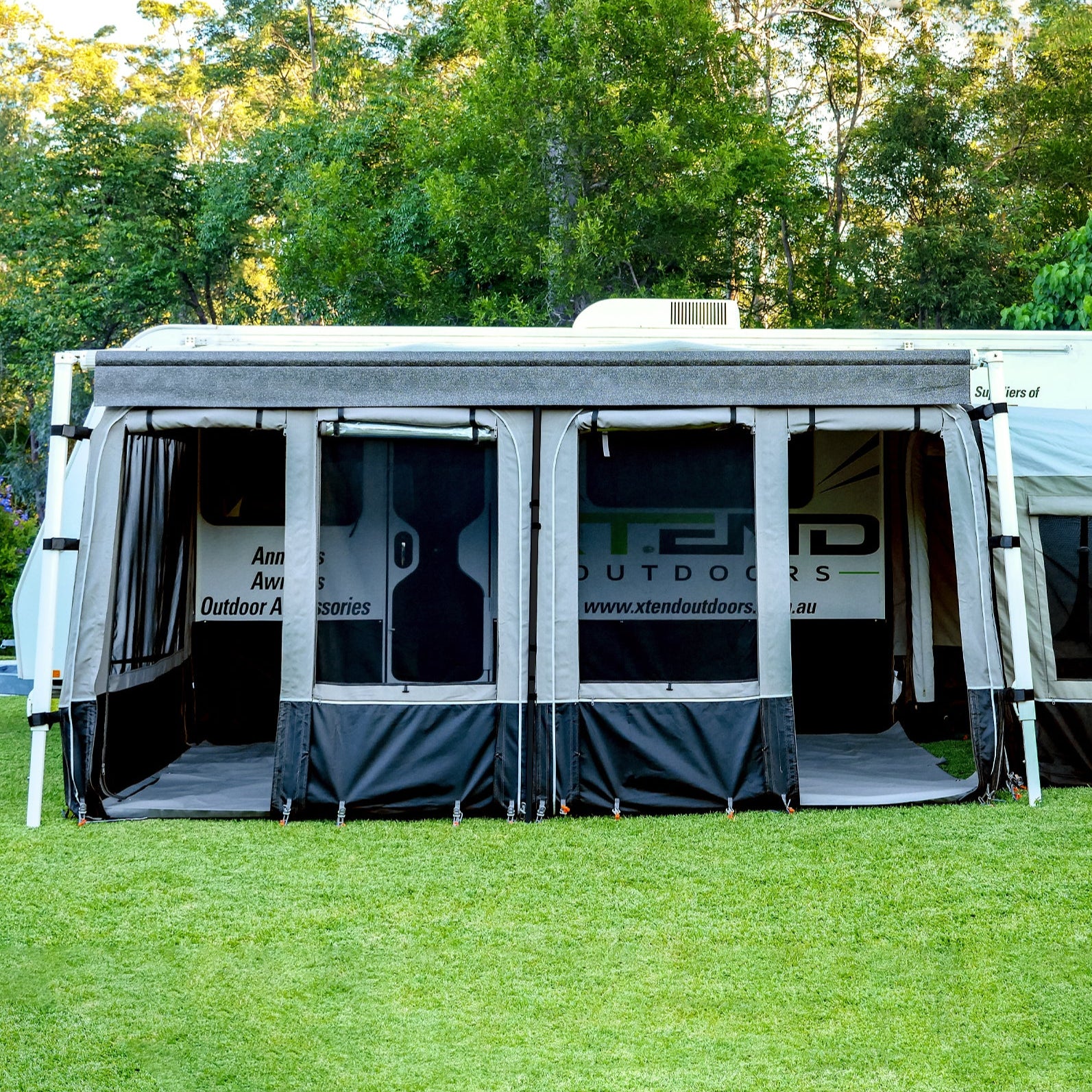 Roll Out Awning Walls - Heavy Duty Canvas