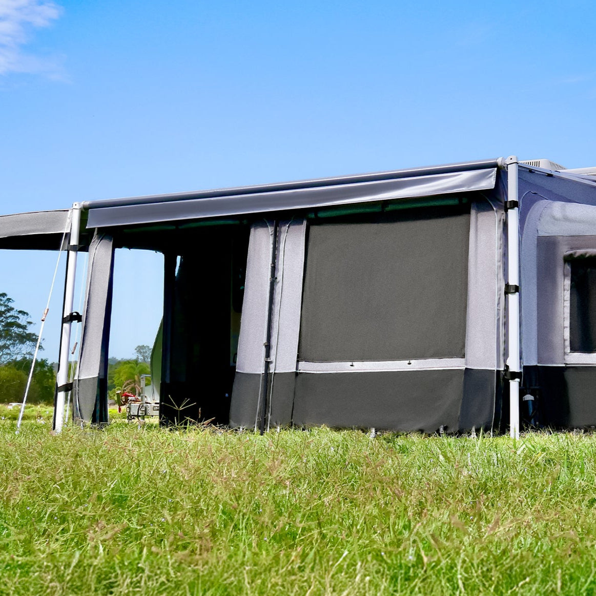 Roll Out Awning Walls - Heavy Duty Canvas