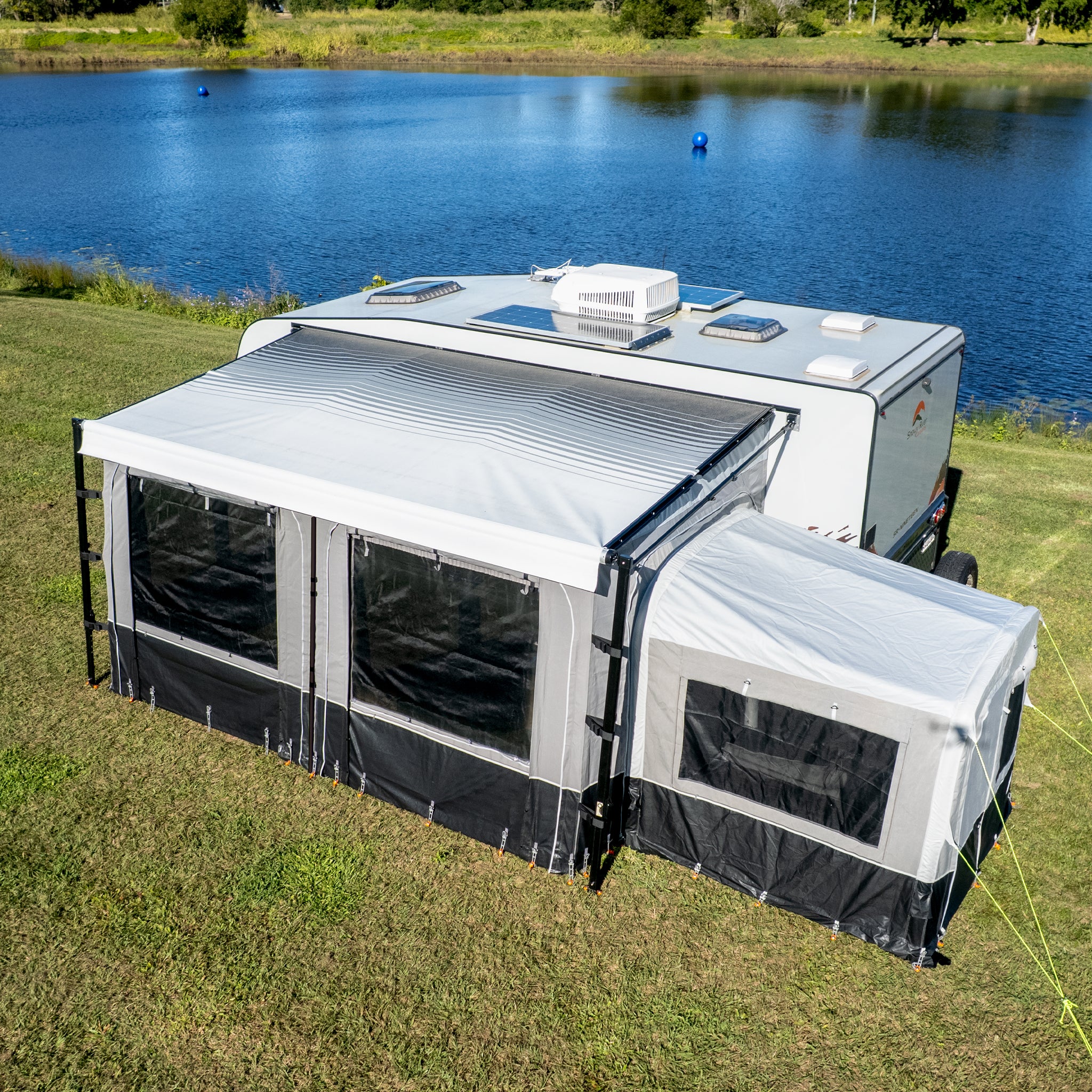 Roll Out Awning Walls - Heavy Duty Canvas