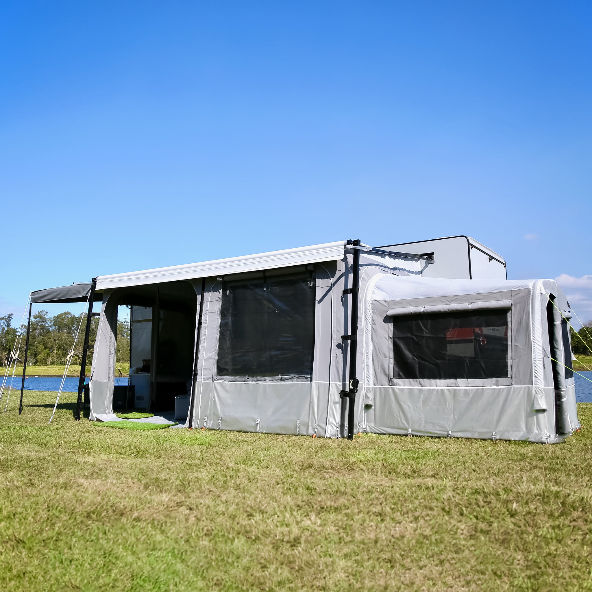 Roll Out Awning Walls - Heavy Duty Canvas