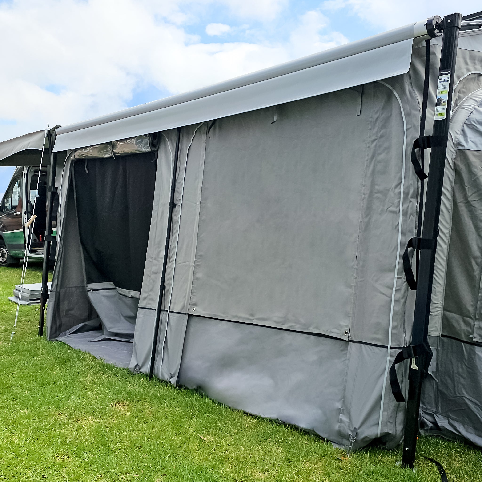 Roll Out Awning Walls - Heavy Duty Canvas