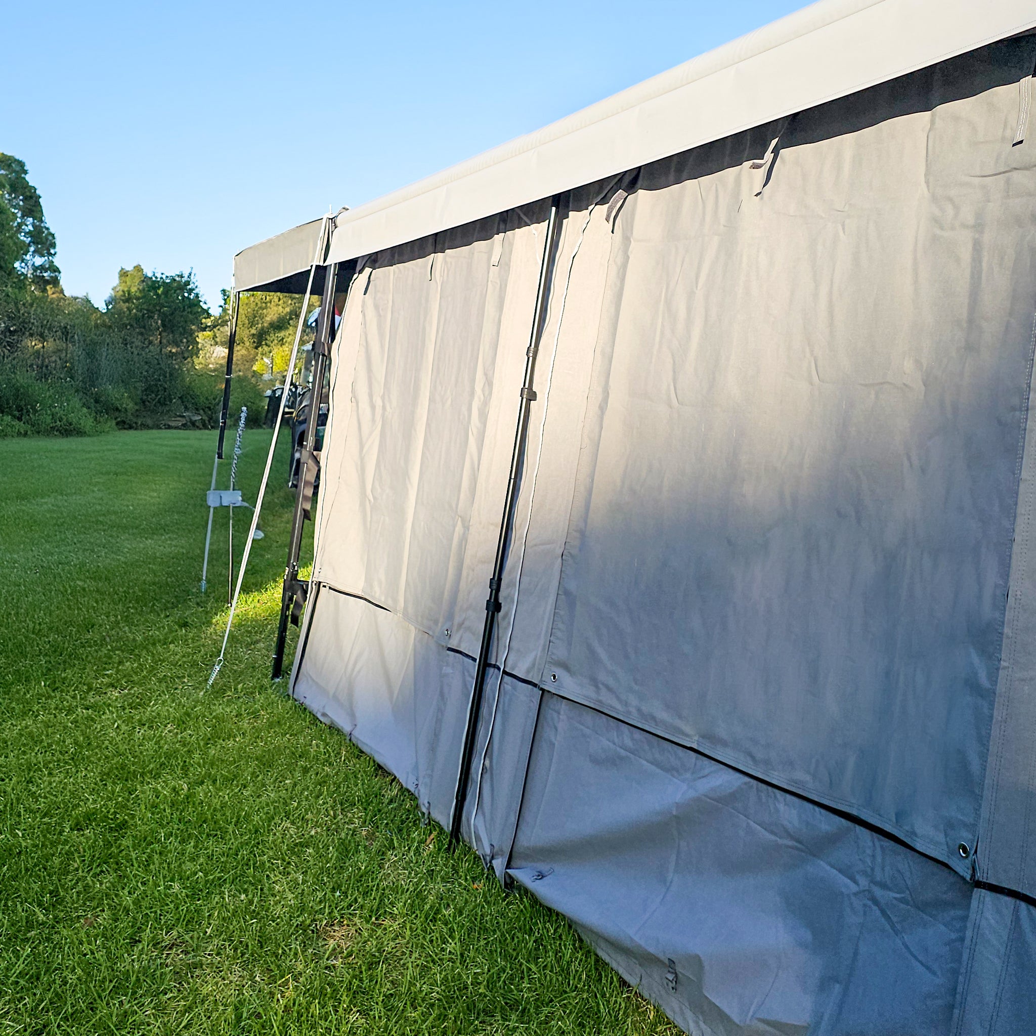 Roll Out Awning Walls - Heavy Duty Canvas