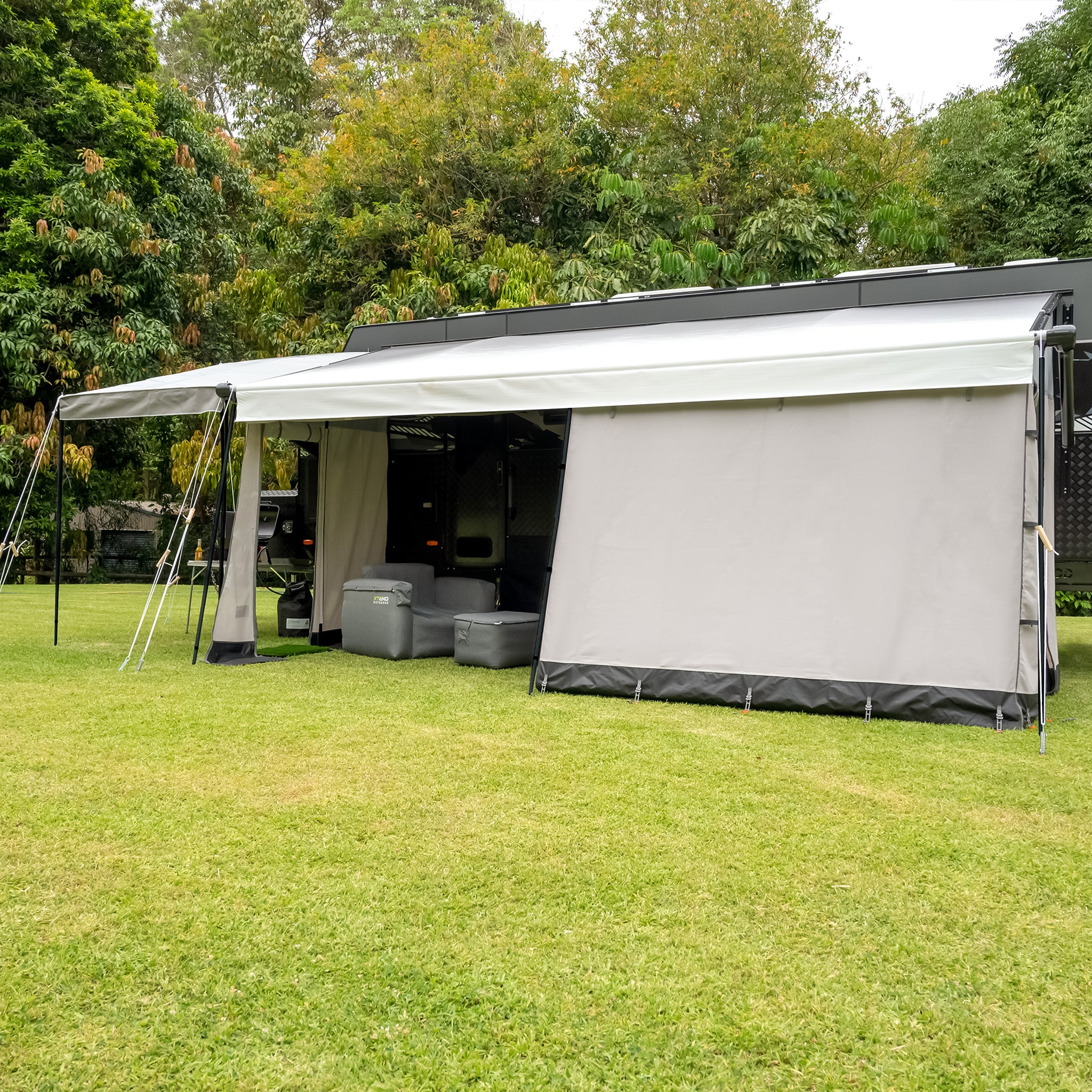 Roll Out Awning Walls - Shade