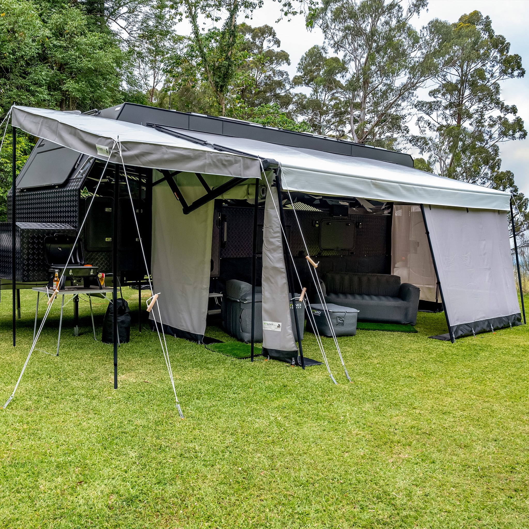 Roll Out Awning Walls - Shade