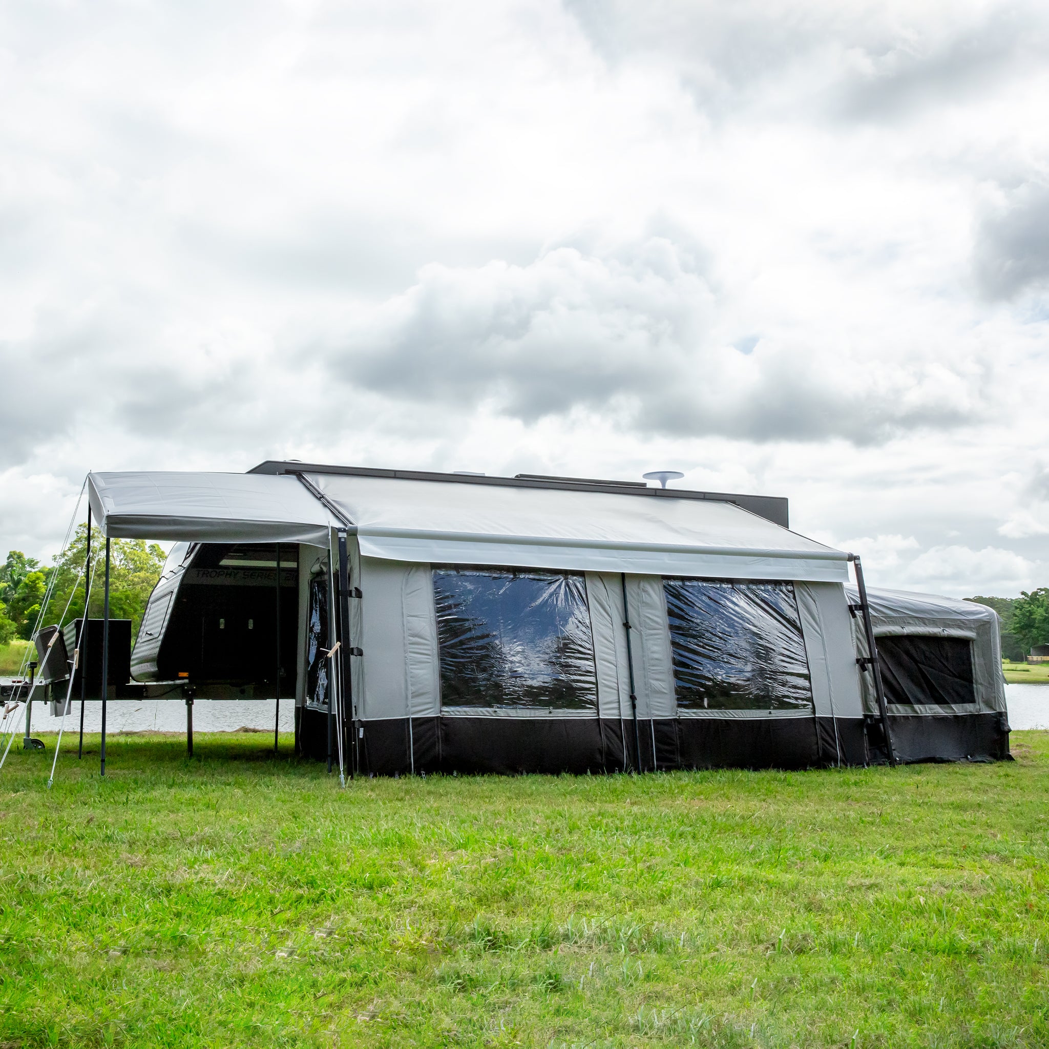 Roll Out Awning Walls - Lightweight