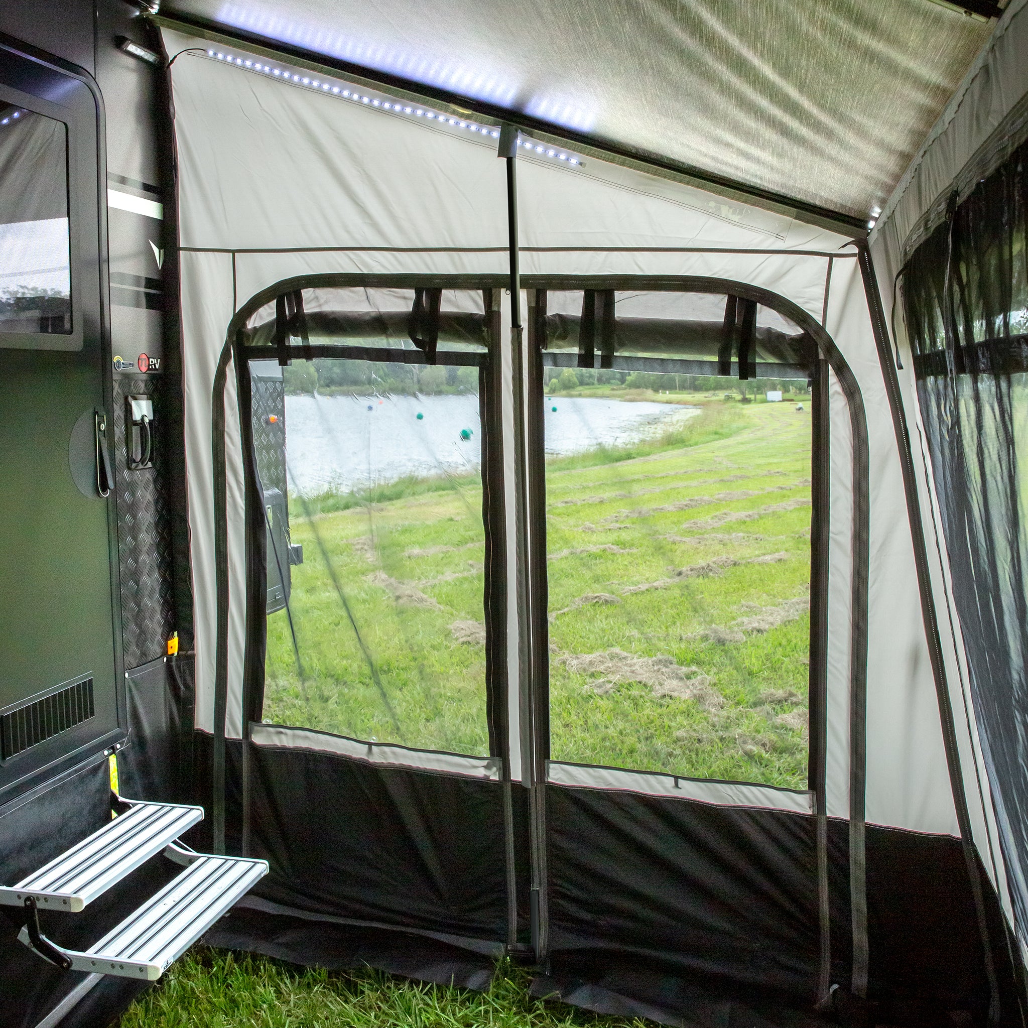 Roll Out Awning Walls - Lightweight