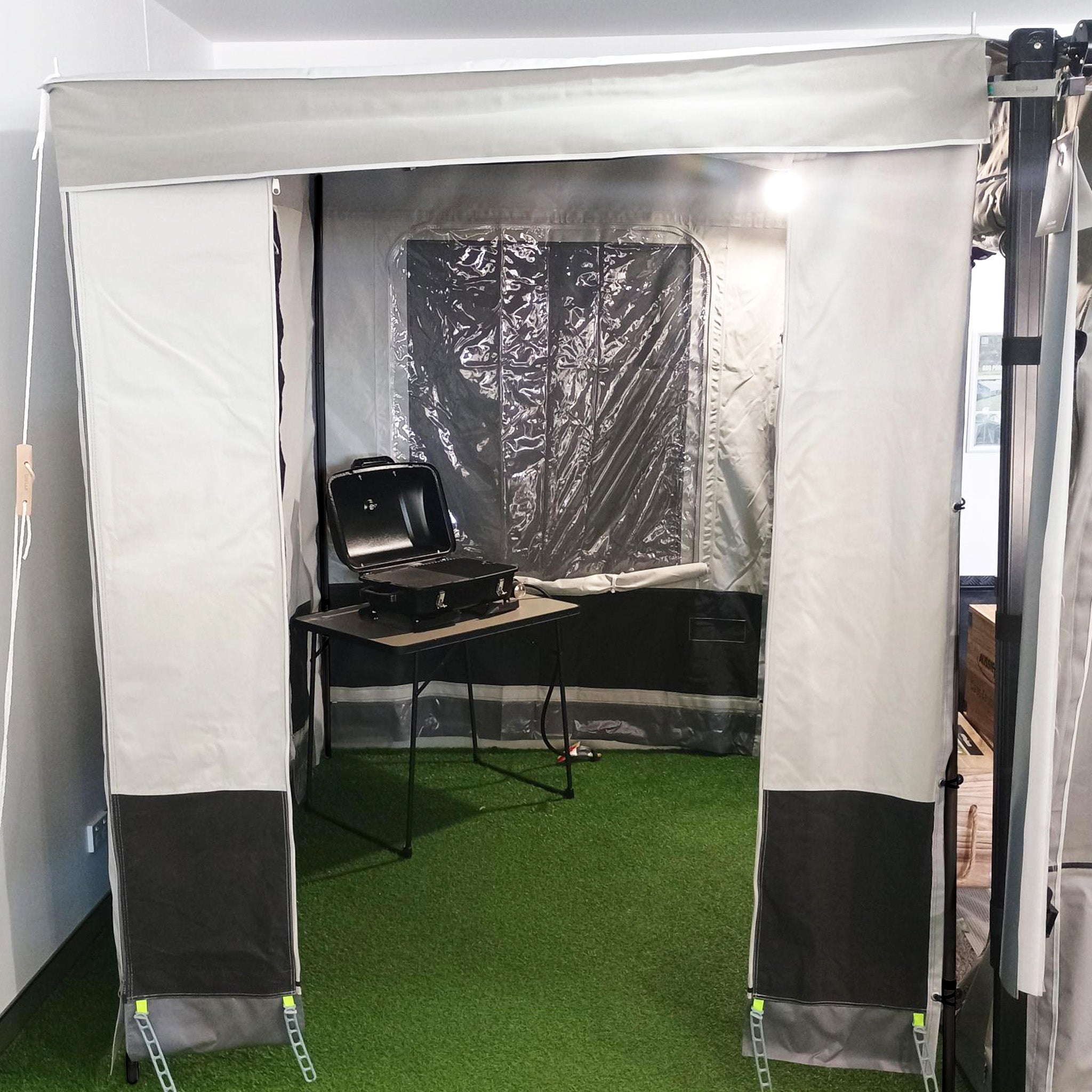 Caravan BBQ Porch & Wall Set