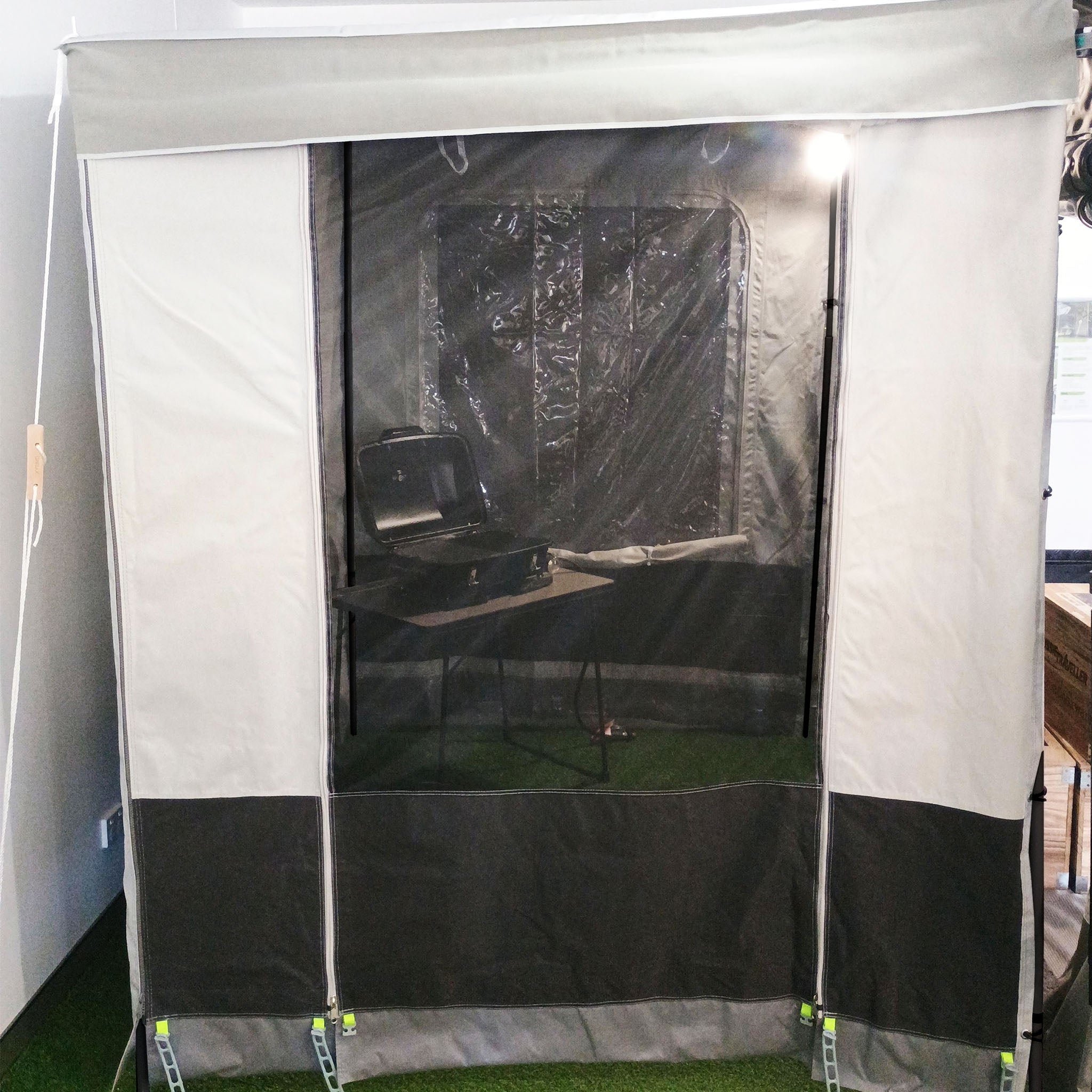 Caravan BBQ Porch & Wall Set