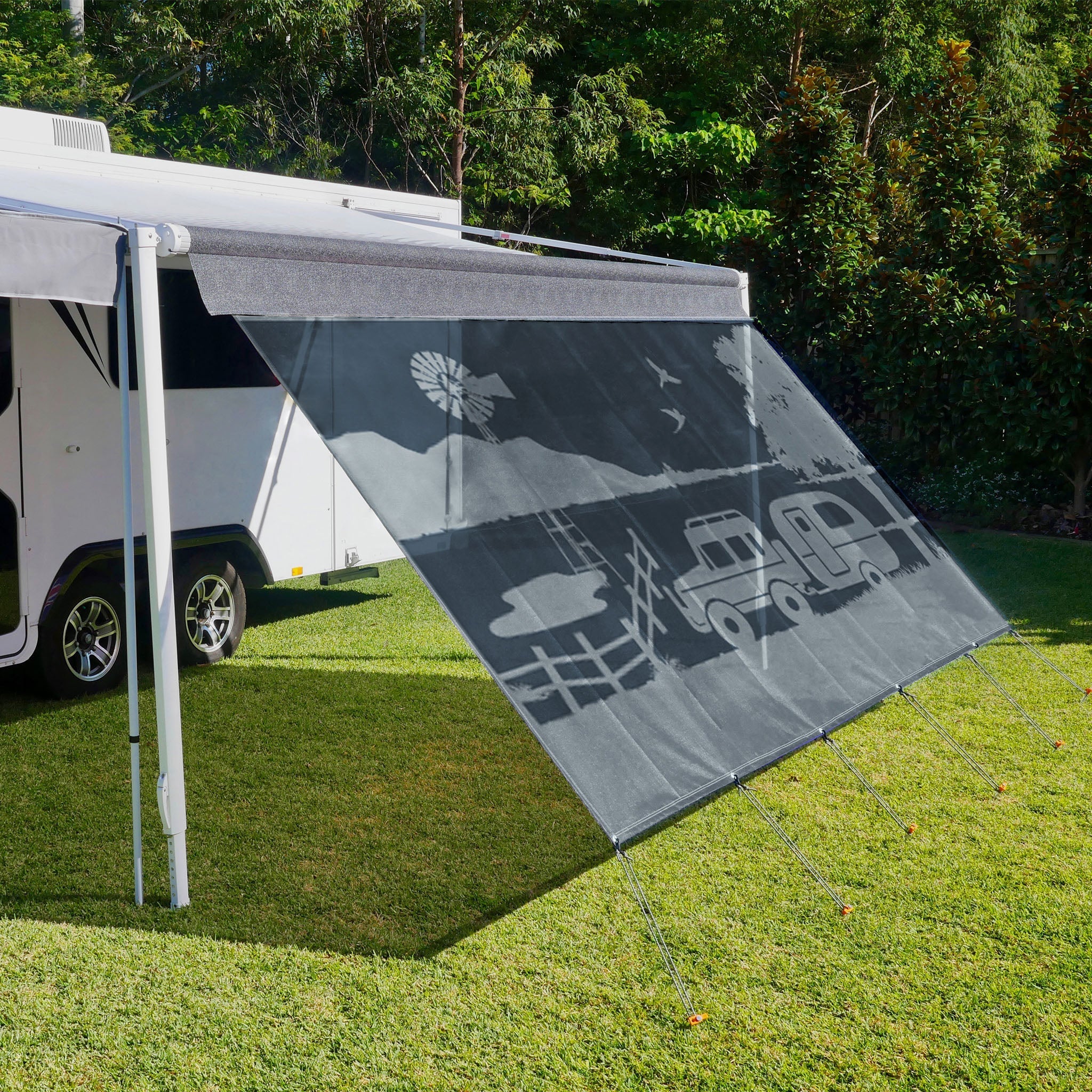 Long Side Art Shade Walls - Xtend Outdoors