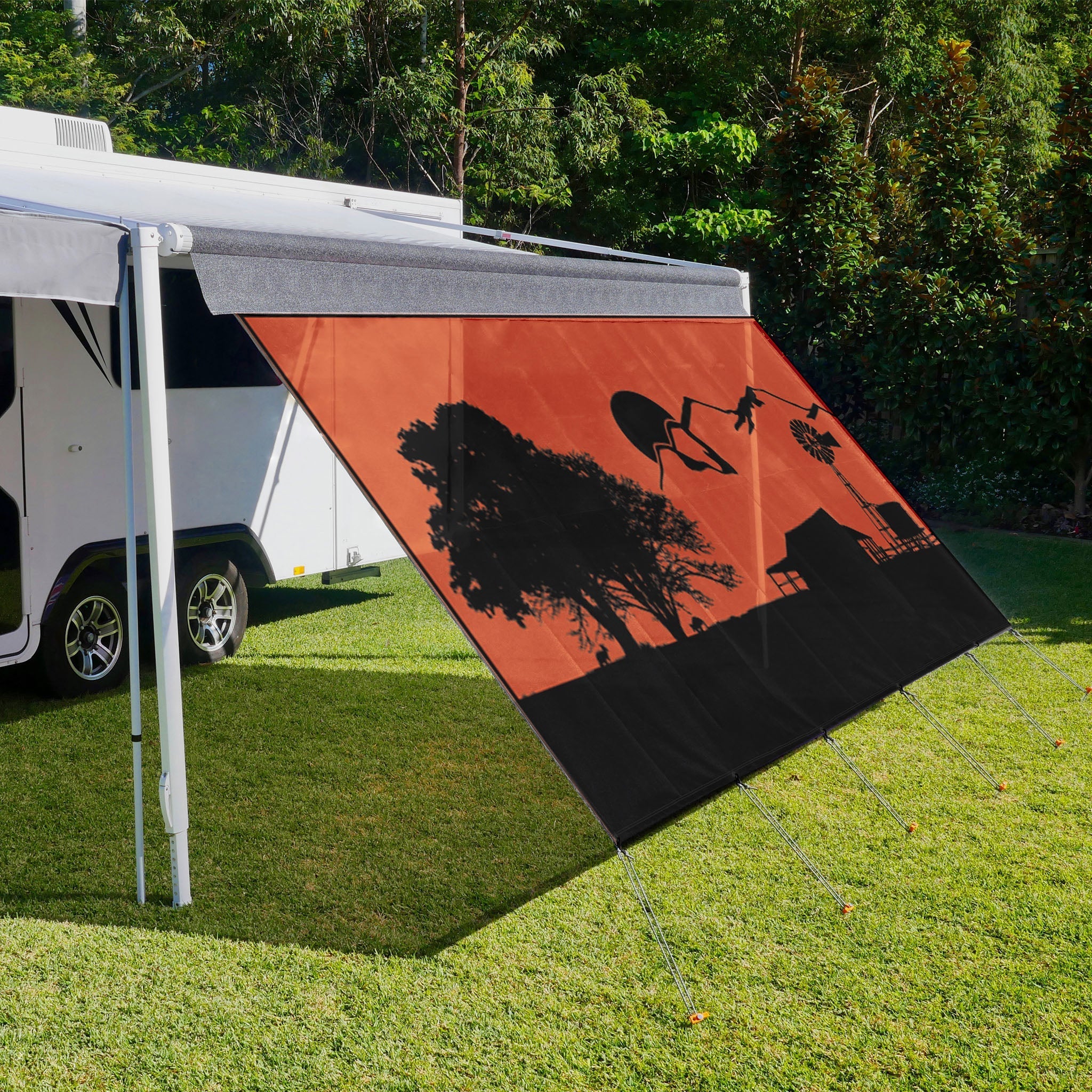 Long Side Art Shade Walls - Xtend Outdoors