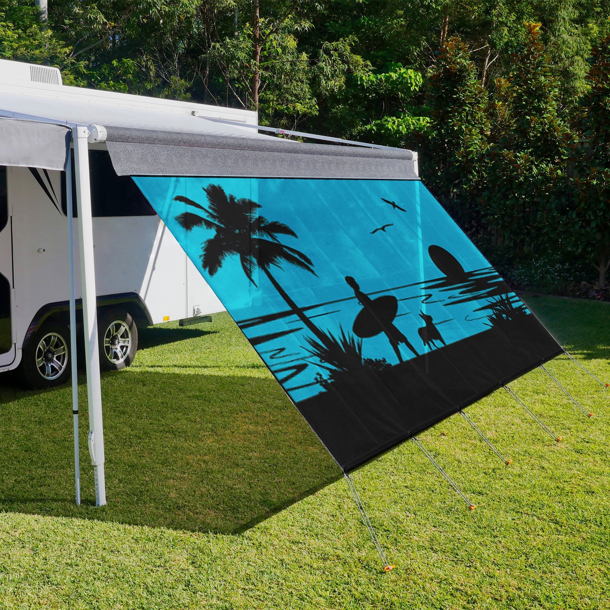 Long Side Art Shade Walls - Xtend Outdoors