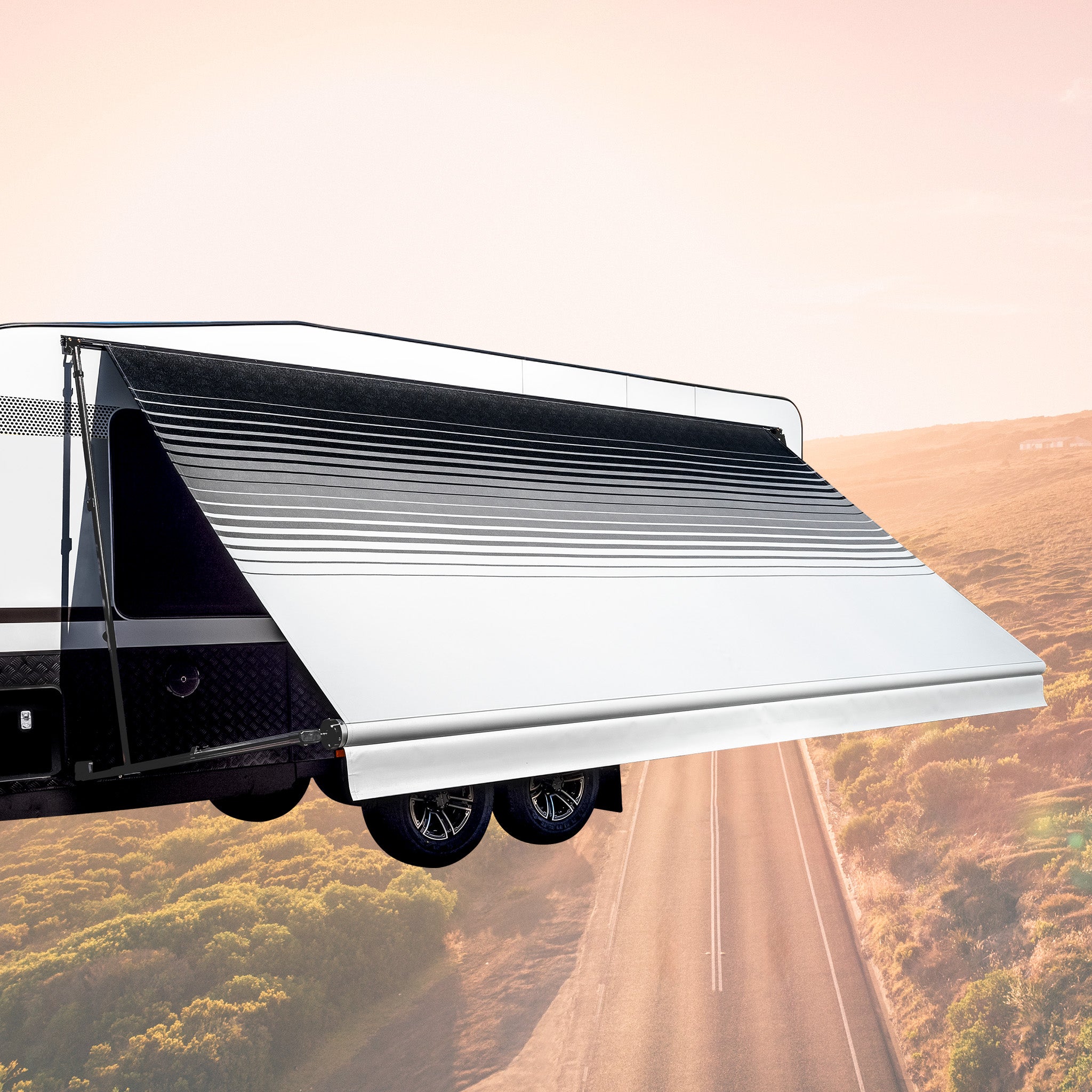 Replacement Vinyl Roof - Charcoal Reverse