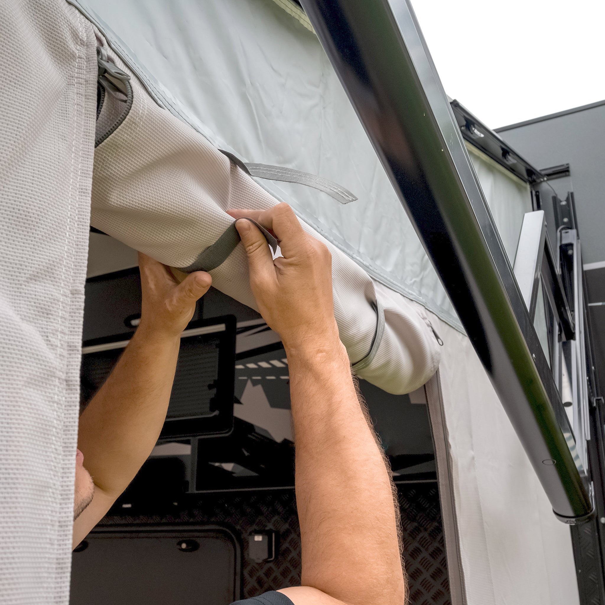 Roll Out Awning Walls - Shade