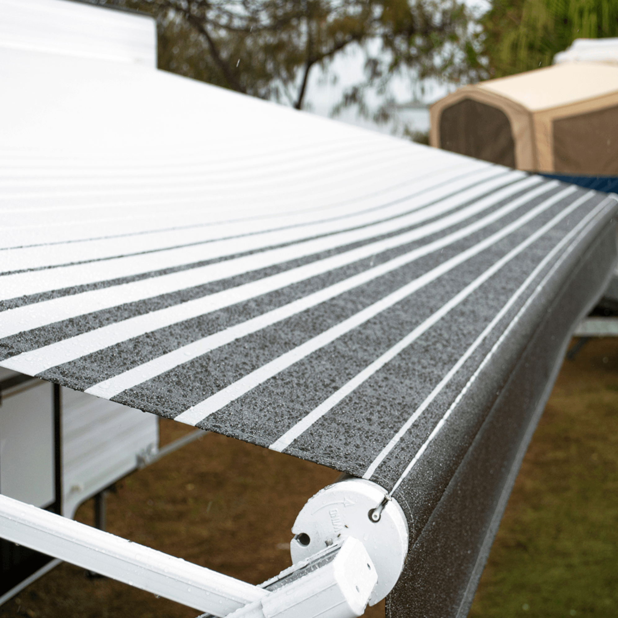 Sunburst Eclipse Awning - Charcoal - Aussie Traveller