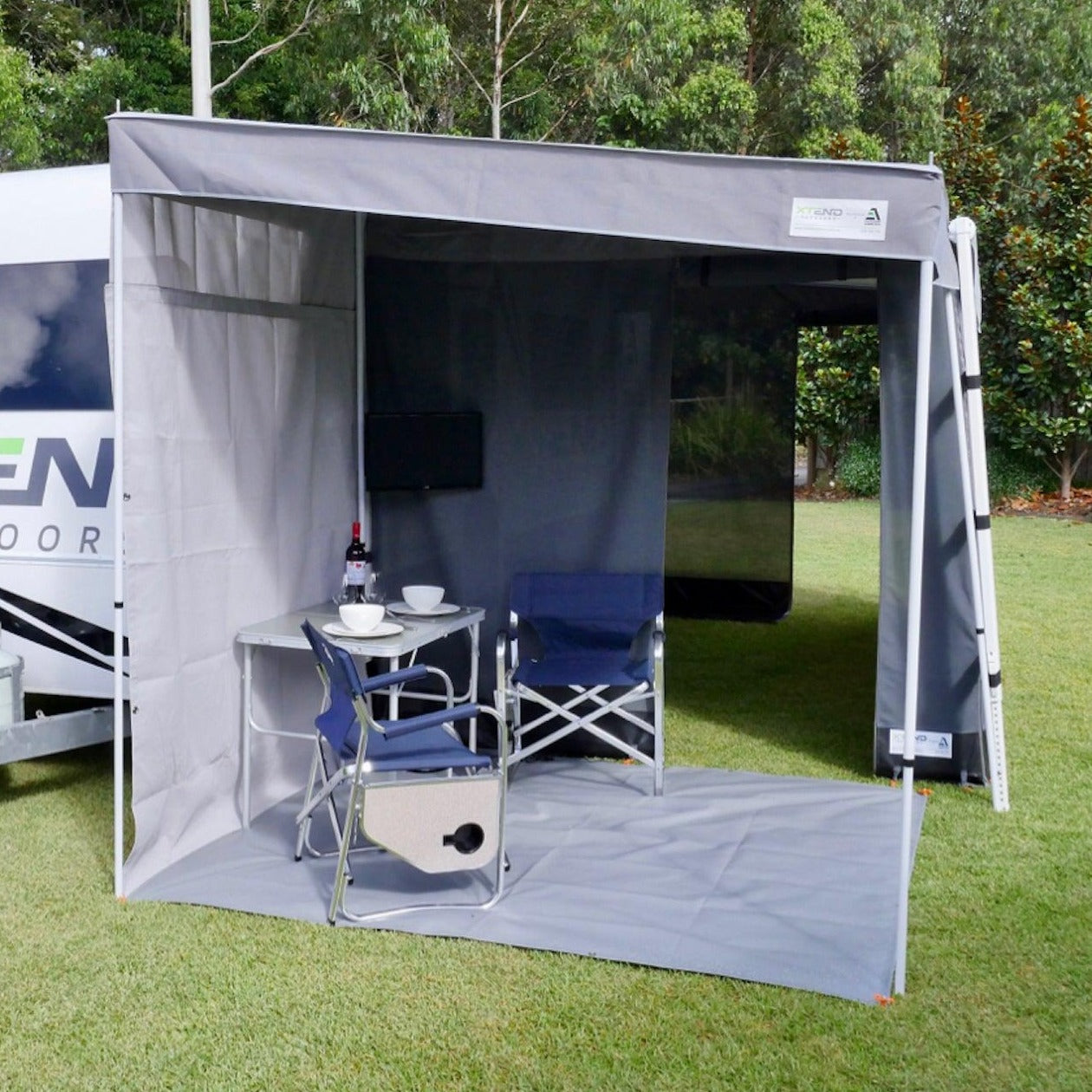 Porch Side Reversible Shade Wall - Xtend Outdoors